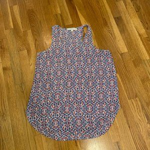 Loft Racerback Floral Top